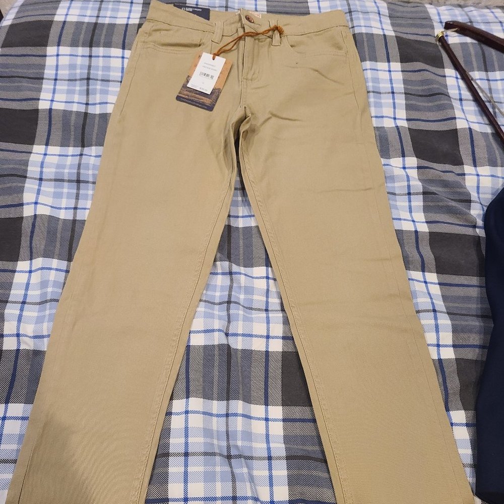 Size 10 boys Vintage straight leg khaki pants